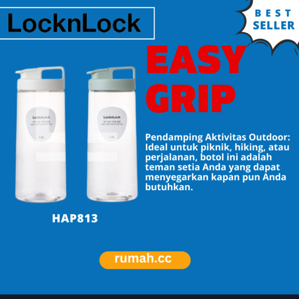 Locknlock HAP813 Botol Minum Easy Grip 1.2 Liter
